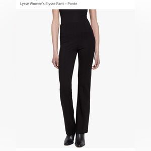 Black Lysse Ponte Pants